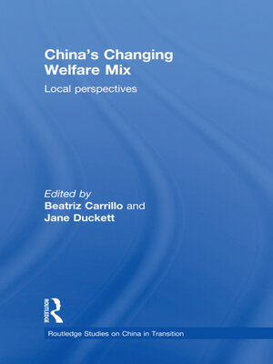 cover image of China's Changing Welfare Mix